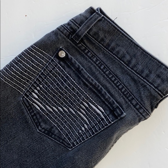 ROCK & REPUBLIC skinny jeans - Light black w/ studding, Unisrx - Picture 5 of 9